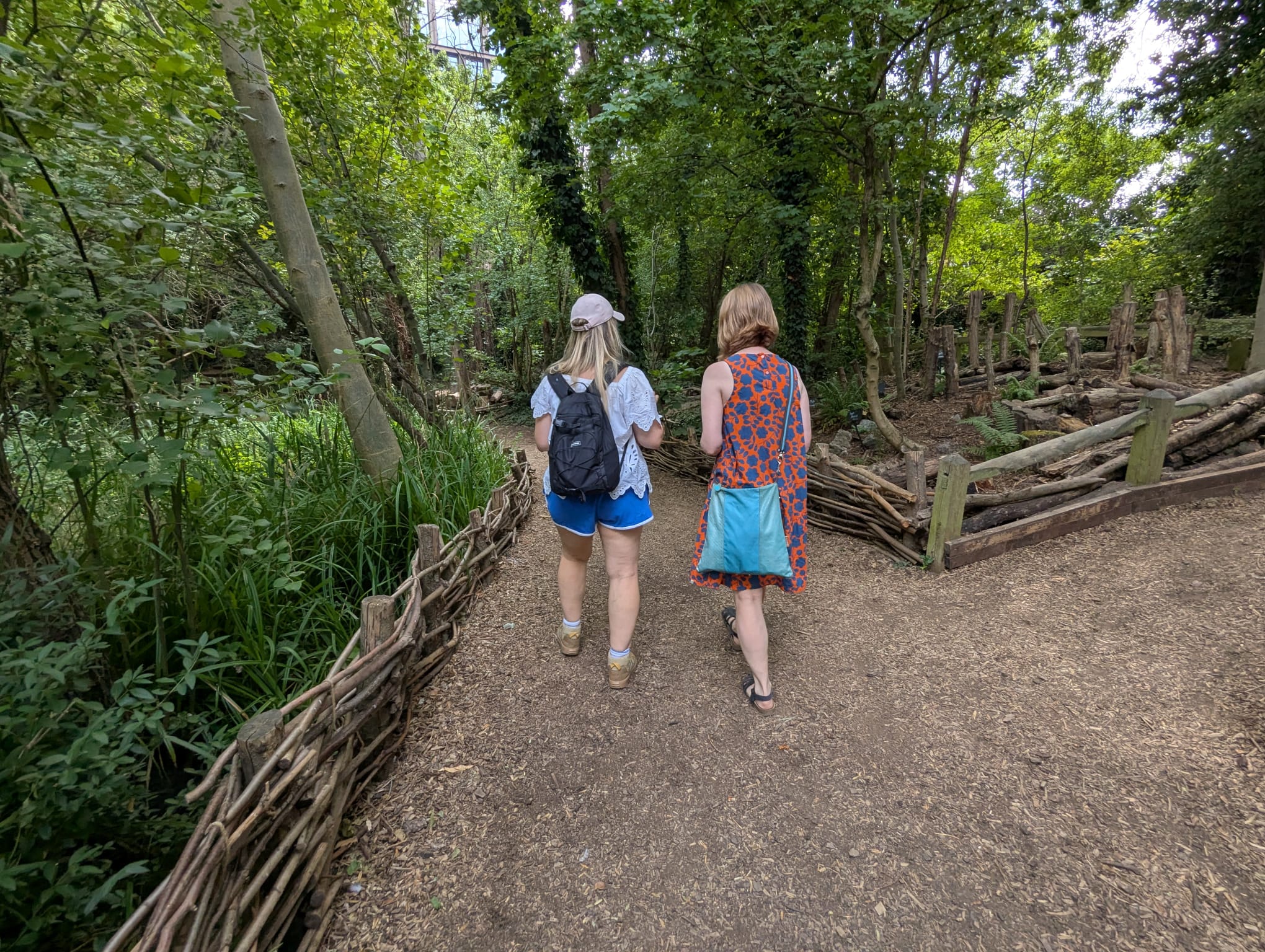 Client during an outdoor career coaching session in a central London park